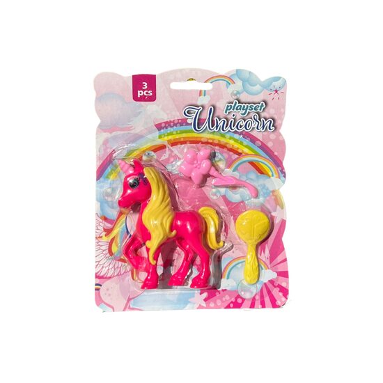 Rotaļlieta "Vienradža komplekts" tumši rozā